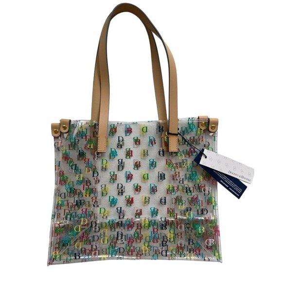 Dooney & Bourke Clear It Lunch Bag w Colorful Mini DBs - Small Tote - NWT - Picture 4 of 4